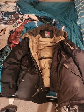ECKO FUBCTION Men’s Black Insulated Winter Jacket